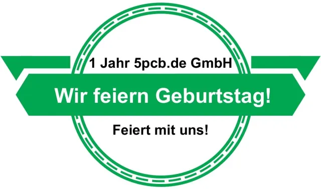 Bild: Das erste Jahr des Leiterplattenlieferanten 5pcb.de GmbH