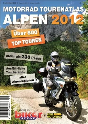 Bild: Bikerszene bringt Motorrad Tourenatlas Alpen 2012 heraus