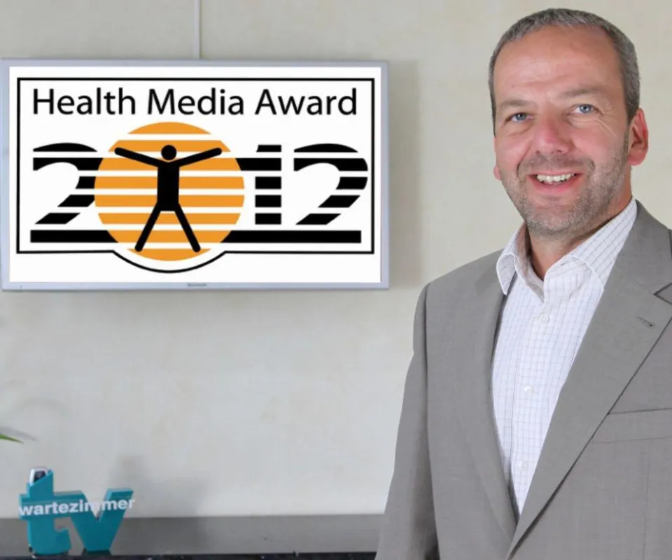 Markus Spamer freut sich über den Health Media Award 2012