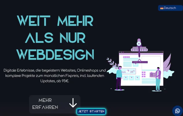 Bild: Website erstellen lassen – für alle Branchen: Business-Websites für Unternehmen jeder Größe