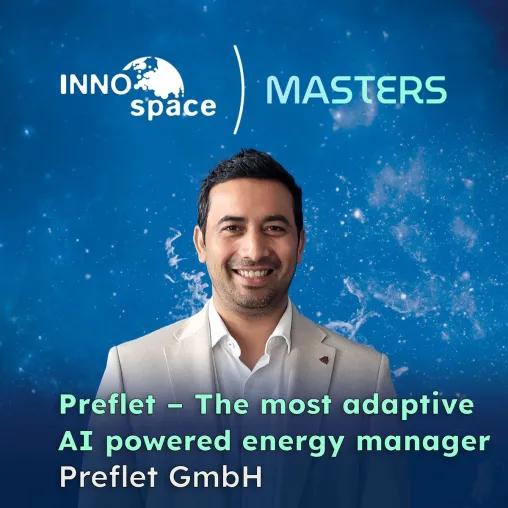 Preflet GmbH zählt zu den Top-3-Gewinnern der ESA INNOspace Challenge Bild: Preflet GmbH zählt zu den Top-3-Gewinnern der ESA INNOspace Challenge