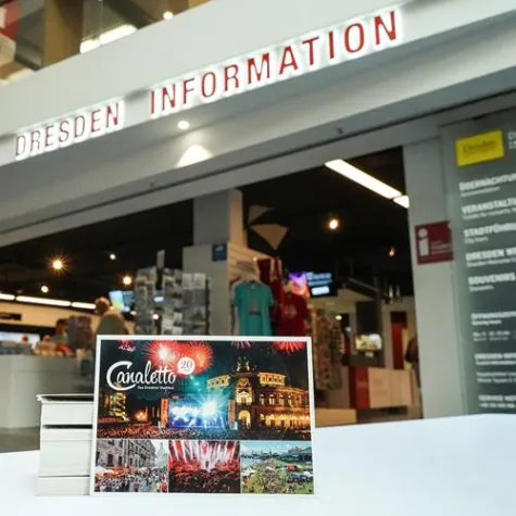 Canaletto-Postkarte zum 20. Dresdner Stadtfest Bild: Canaletto-Postkarte zum 20. Dresdner Stadtfest