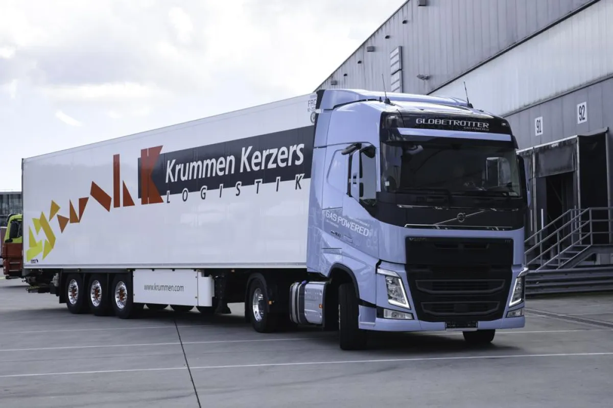 Krummen Kerzers hat 20 mit LNG betriebene Volvo-Lkw angeschafft. (Foto: Krummen Kerzers)