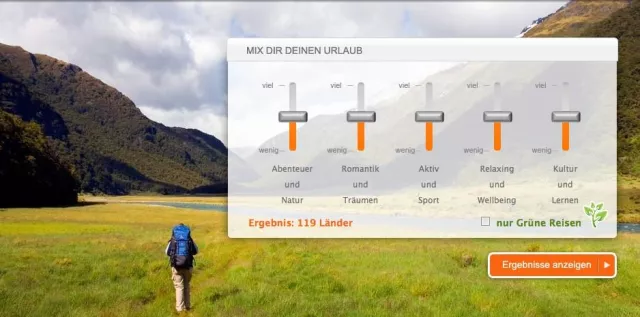 Bild: Inspiration für den Urlaub 2012: Mit passgenauen Angeboten einzigartige Naturlandschaften entdecken