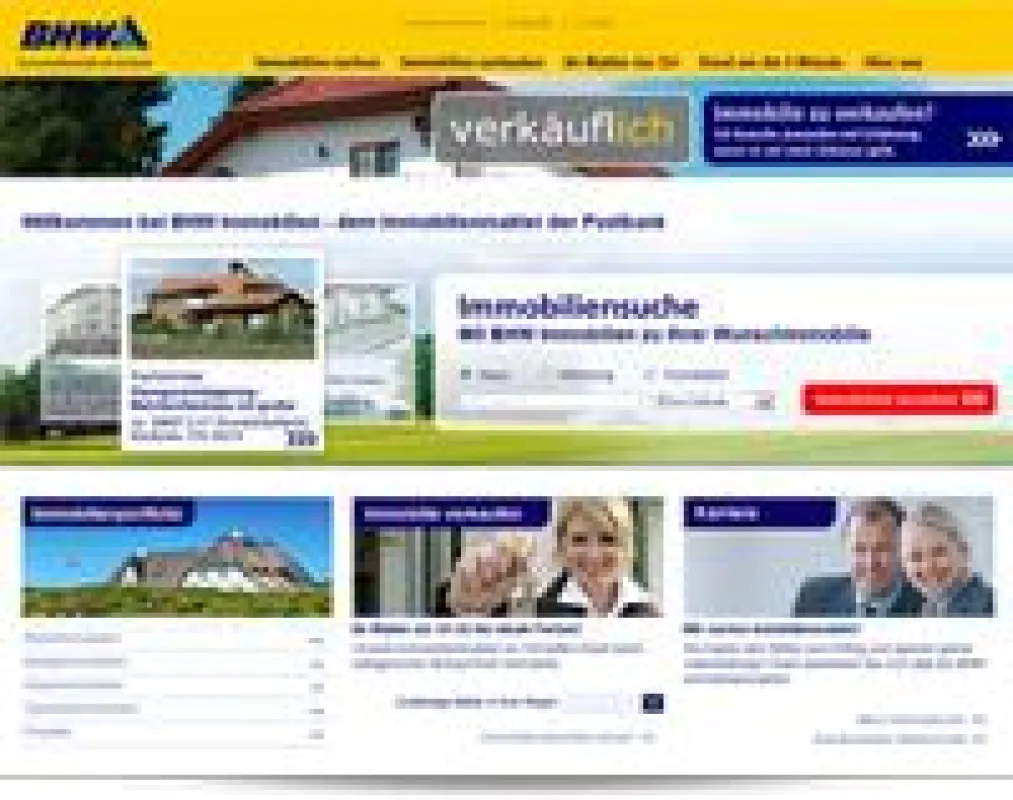 Relaunch BHW Immobilien: Das brandneue Immobilien-Portal