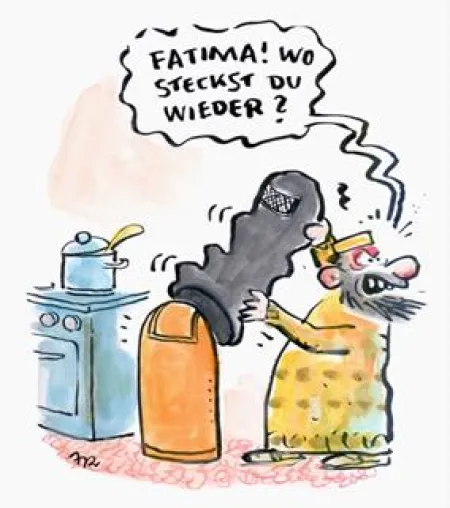 Ari Plikat - Fatima - Wo steckst du wieder? Bild: Ari Plikat - Fatima - Wo steckst du wieder?