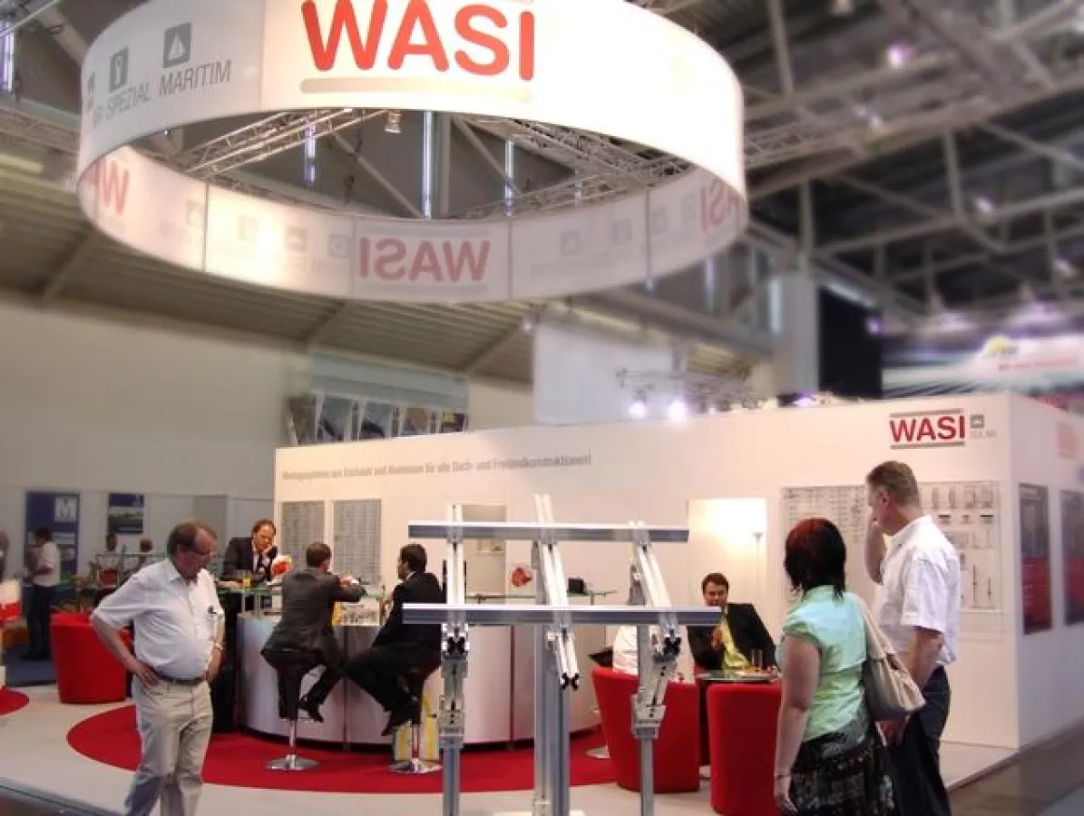 Intersolar-Messstand WASI Solar