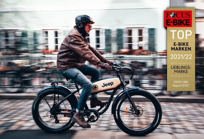 Bild: Jeep E-Bikes erhält Auszeichnung als Lieblingsmarke
