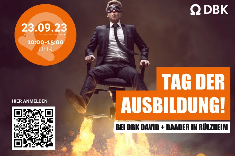 Bild: DBK David + Baader GmbH lädt ein zum zweiten Tag der Ausbildung am 23.09.23 in Rülzheim