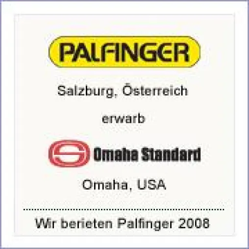 Hübner Schlösser & Cie beriet die PALFINGER AG beim Kauf der Omaha Standard Inc., Omaha, USA Bild: Hübner Schlösser & Cie beriet die PALFINGER AG beim Kauf der Omaha Standard Inc., Omaha, USA