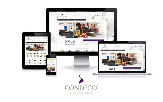 Bild: Relaunch des Duftkerzen Online Shop CONDECO - home fragrances
