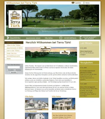 Bild: Terra Türk bietet exklusive Golf-Immobilien in der Region Belek