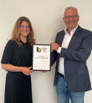 Bild: GENERALI MÜNCHEN MARATHON gewinnt beim German Brand Award 2021