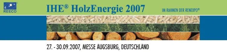 Bild: Holzenergiebranche trifft sich in Augsburg - Internationale Fachmesse und Kongress IHE HolzEnergie