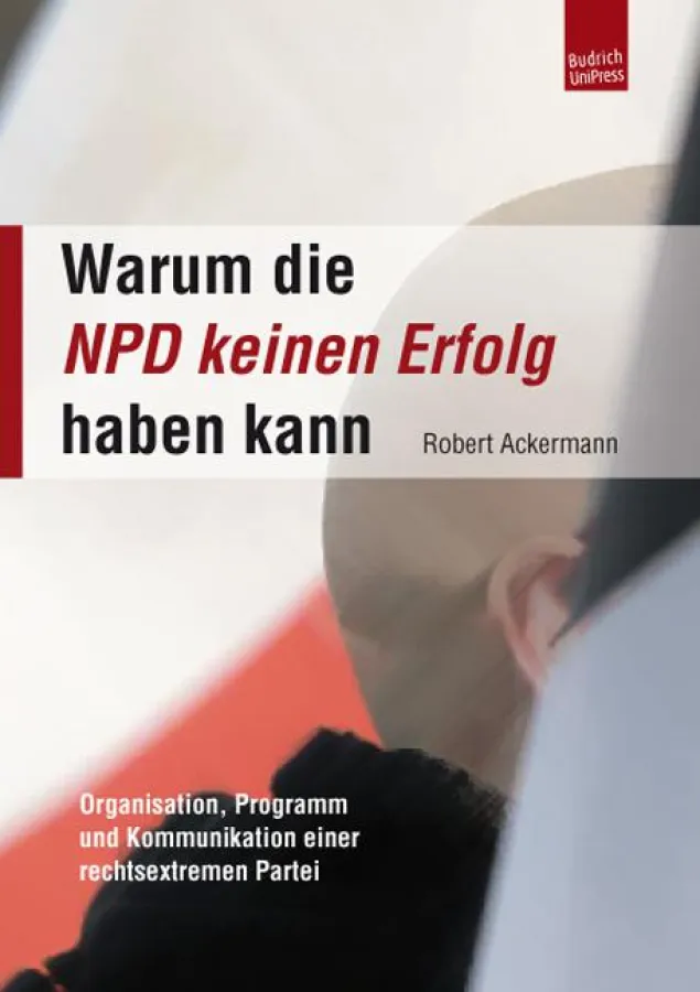 Buchcover Warum die NPD keinen Erfolg haben kann