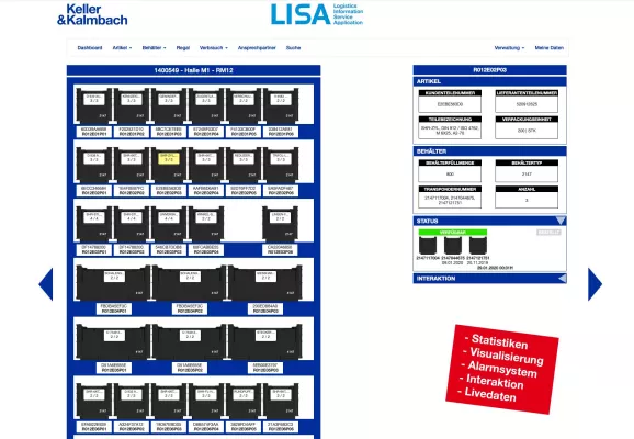 Bild: Mit „LISA“ C-Teile sicher im Blick haben