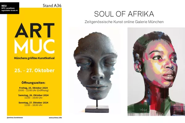 Bild: SOUL OF AFRIKA präsentiert zeitgenössische Kunst auf der ARTMUC 2024 in München