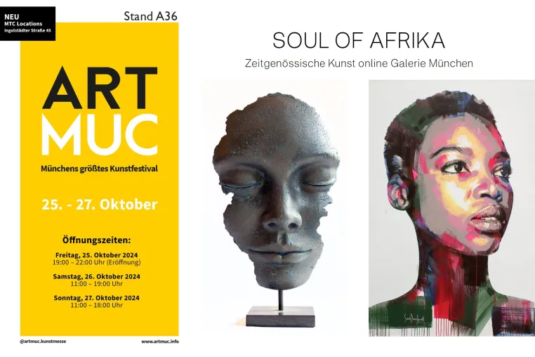 Bild: SOUL OF AFRIKA präsentiert zeitgenössische Kunst auf der ARTMUC 2024 in München