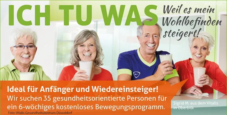 35 Teilnehmer für kostenloses Training gesucht! Bild: 35 Teilnehmer für kostenloses Training gesucht!