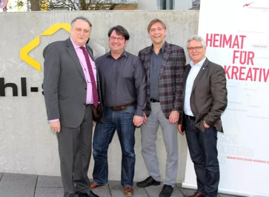 Bild: Europäische Metropolregion Nürnberg trifft sich bei hl-studios