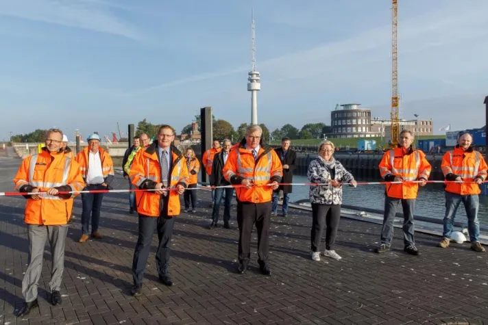 Bild: Neue Kajen für Alten Vorhafen