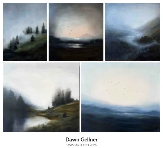 Bild: Dawn Gellner: Atmosphärische Landschaften und emotionale Räume an der SWISSARTEXPO 2026