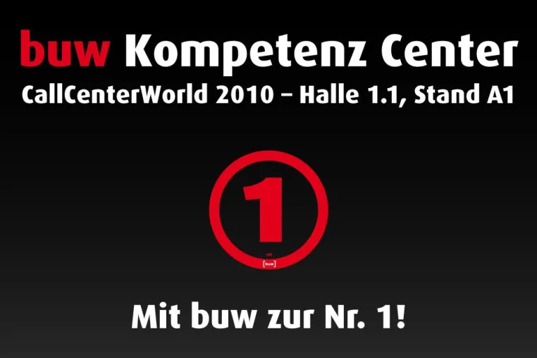 Call Center World 2010: buw Unternehmensgruppe zeigt Trends im Kundenservice Bild: Call Center World 2010: buw Unternehmensgruppe zeigt Trends im Kundenservice