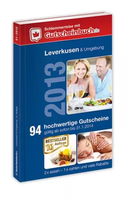 Bild: Entdecken, Genießen und Sparen in Leverkusen – ab sofort mit der Schlemmerreise mit Gutscheinbuch.de 2012/2013