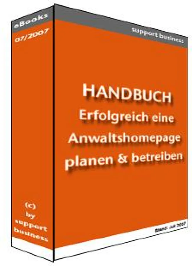 Das Handbuch zur Planung und Erstellung von Anwaltshomepages