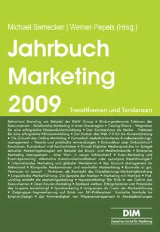 Bild: Jahrbuch Marketing 2009 - Trendthemen aus Wissenschaft und Praxis