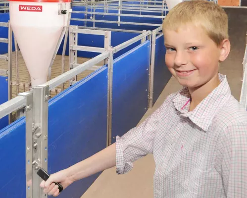 Bild: WEDA-EuroTier-Neuheit im Bereich Stalleinrichtung