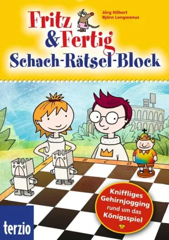 Schachtraining für unterwegs: Fritz & Fertig Schach-Rätsel-Block Bild: Schachtraining für unterwegs: Fritz & Fertig Schach-Rätsel-Block