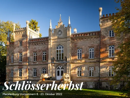 Kunst, Kulinarik & Kultur im Schlösserherbst Mecklenburg-Vorpommern Bild: Kunst, Kulinarik & Kultur im Schlösserherbst Mecklenburg-Vorpommern