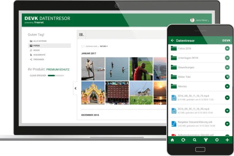 Bild: freenet.de kooperiert mit der DEVK: Exklusives Cloud-Angebot für Versicherungsnehmer