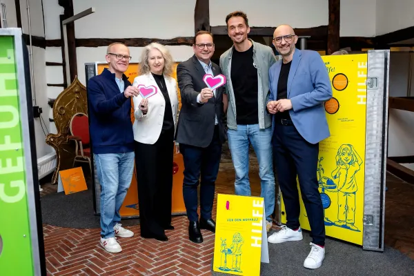 Bild: Drei starke Partner für den Kinderschutz: Echt Klasse! engagiert in Essen.