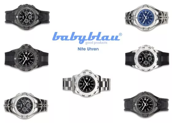 Nite Uhren endlich in Deutschland bei babyblau erhältlich Bild: Nite Uhren endlich in Deutschland bei babyblau erhältlich