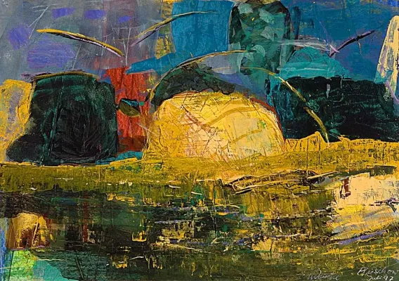 Bild: Wolfgang Reinke "Am Meer - Seelandschaften" - Ausstellung in der raum5 Galerie