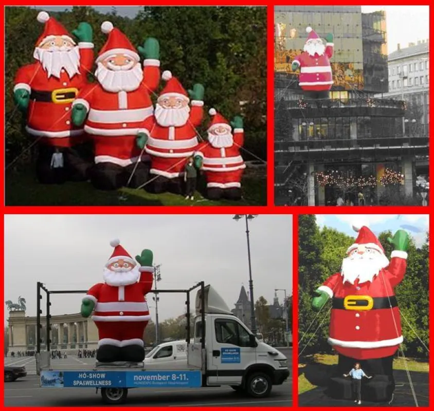 Weihnachtsmänner überall