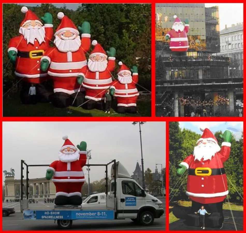 Weihnachtsmänner überall