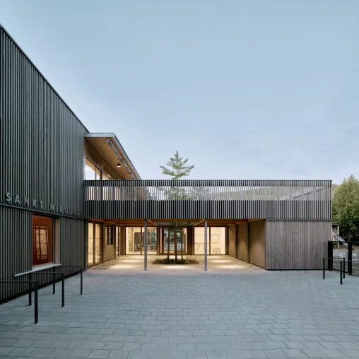 Bild: Familienzentrum St. Nikolaus in Gau-Algesheim gewinnt Holzbaupreis Rheinland-Pfalz 2024 