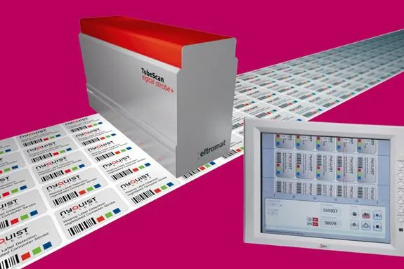 Bild: eltromat GmbH stellt weltweit erstes digitales Stroboskop für die Etikettenkontrolle vor