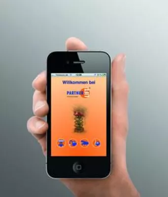 Bild: PartnerLIFT bringt eine der ersten iPhone App für die Miete von Arbeitsbühnen, Baumaschinen, Kranen und Staplern