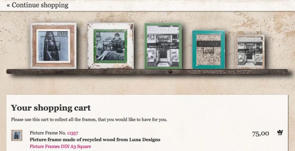 Englischer Luxad Onlineshop