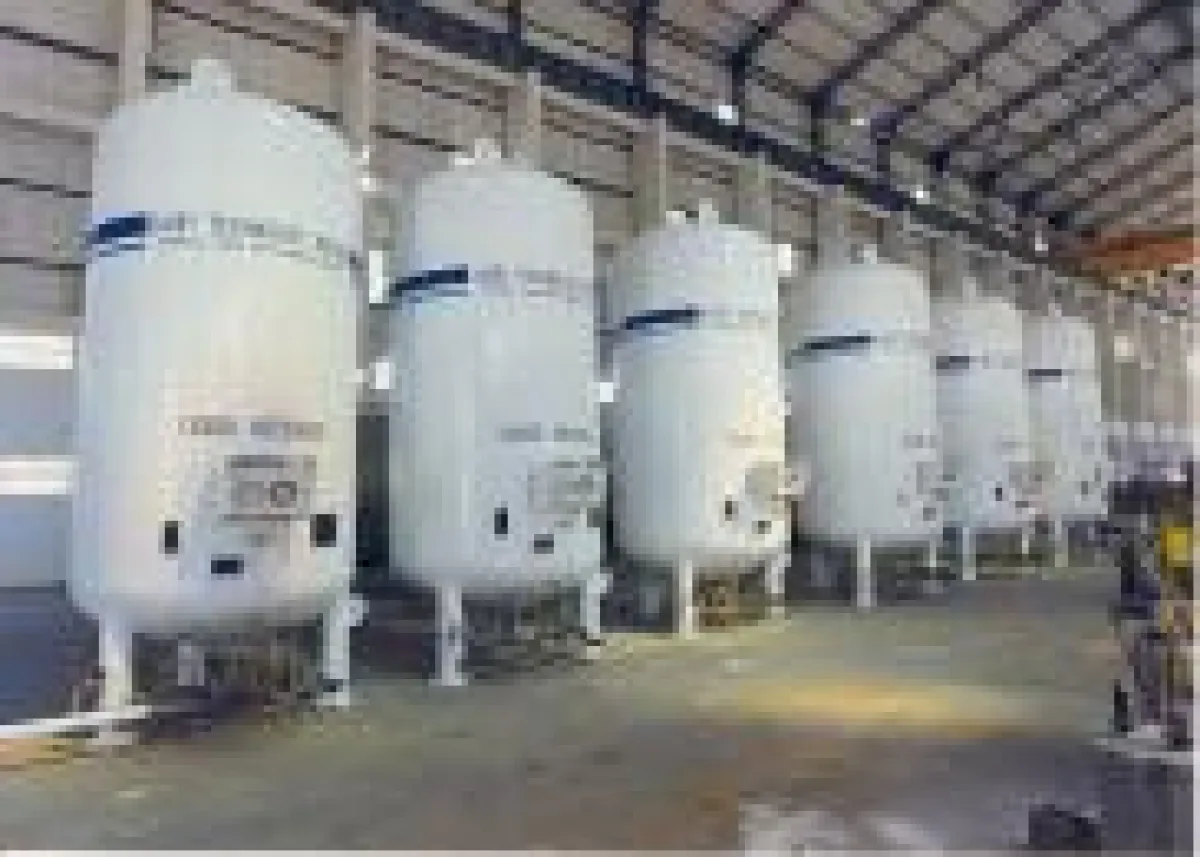 Tanks für Sauerstoff, Stickstoff, Argon