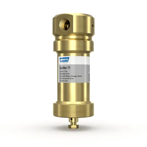 Gasfilter 77 für Anwendungen in der Lebensmittelindustrie Bild: Gasfilter 77 für Anwendungen in der Lebensmittelindustrie