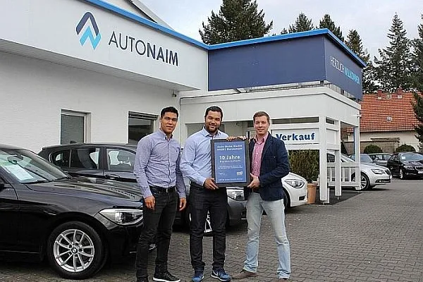 Bild: Auszeichnung für die Auto Naim GmbH