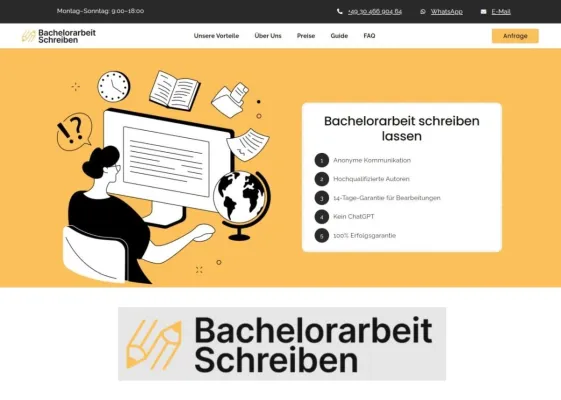 Bild: Bachelorarbeitschreiben.de: Professionelle Unterstützung für Ihre Bachelorarbeit