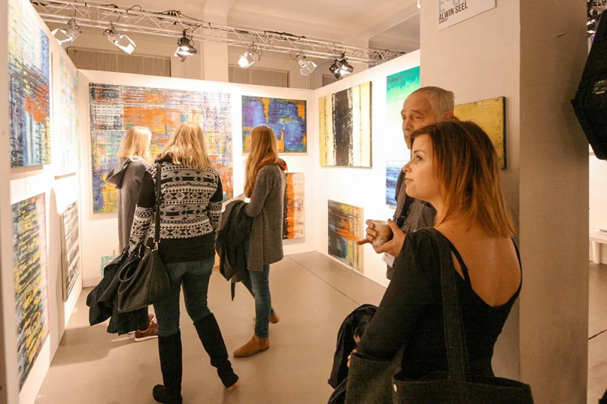 Kunstmesse Leipzig: Künstler und Kunstbegeisterte hautnah