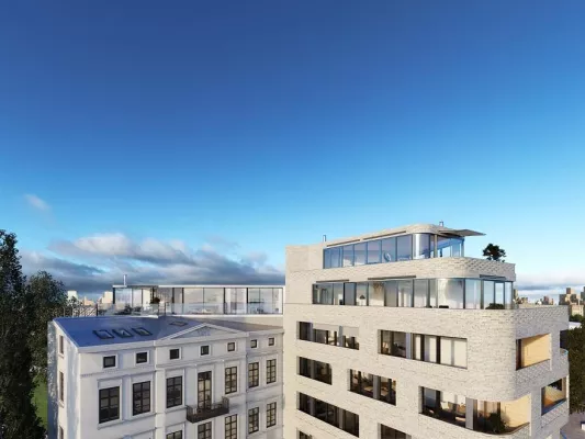 Bild: Vertriebsstart für gläsernes Penthouse