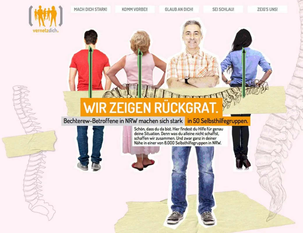 vernetzdich.de Das neue Internetprojekt zur Selbsthilfeförderung. Eine Landingpage von vielen.